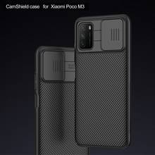 POCO M3 Case Cover NILLKIN Slide Camera Lens Protective Hard Plastic Back Cover Caser for Xiaomi PocoPhone POCO M3 2024 - buy cheap