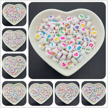 100pcs/Lot 7mm Number 0-9 Acrylic Spaced Beads Charms Bracelet Necklace Beads For Jewelry Making DIY Accessories 2024 - buy cheap