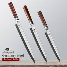 Conjunto de facas alemã 1.4116 de peixe, conjunto de facas japonesas para sushi, salmão, chef de cozinha 2024 - compre barato