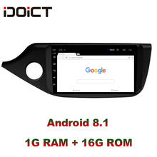 IDOICT  Android 8.1 Car DVD Player GPS Navigation Multimedia For KIA CEED Radio  car stereo bluetooth 2024 - buy cheap