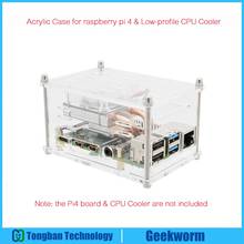 Acrylic Case for Raspberry Pi 4 & Raspberry Pi Horizontal ICE Tower Cooler / CPU Cooling Fan 2024 - buy cheap