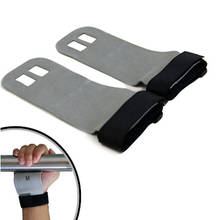 1 пара S M L рукоятка Синтетическая кожа Кроссфит гимнастическая защита ладоней перчатки для поднятия веса 2024 - купить недорого