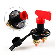 12V 24V Red Key Cut Off Battery Main Kill Switch Vehicle Car Modified Isolator Disconnector Car Power Switch for Auto truck boat 2024 - buy cheap