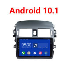 Автомагнитола на Android 10,0, мультимедийный плеер с GPS-Навигатором для Toyota Corolla E140, E150, 2006-2013, 2 din, автомобильная аудиосистема 2024 - купить недорого