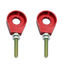 Tensor de bloque ajustador de cadena, 12mm, rojo, para Pit Quad Dirt Bike ATV CRF50 2024 - compra barato