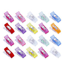 10-50pcs DIY Patchwork Job Foot Case Multicolor Plastic Clips Transparent Sewing Clips Hemming Sewing Tools Sewing Accessories 2024 - buy cheap