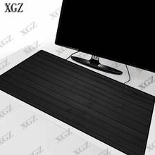 XGZ-alfombrilla de ratón con textura negra para Gaming, alfombrilla de escritorio con fondo abstracto, para PC, ordenador, Locki Edge, CS GO, LOL, Dota 2024 - compra barato