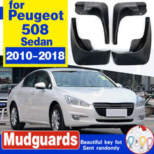 Guardabarros antisalpicaduras para coche, aleta de barro hacia adelante, 4 unids/set/juego para Peugeot 508 Sedan 508SW 2010-2018 2013 2014 2024 - compra barato