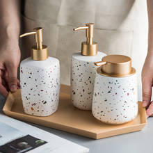 Bathroom Accessories Nordic Home Ceramic Hand Sanitizer Holder Lotion Dispenser Bottle flacone di gel disinfettante per le mani 2024 - buy cheap