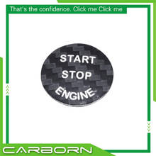 Botão de arranque do motor em fibra de carbono, inclui 1 peça, para bmw x5, e70, x6, e71, e72, e81, e87, e90, e91, e92, e93, e60, e83, e84, e89 2024 - compre barato