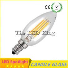 Bombilla de luz LED regulable con forma de vela E14, 220V, 240V, 110V, 6W, 12W, C35/C35L, Vintage, para candelabro, blanco frío/cálido, 1 ud. 2024 - compra barato