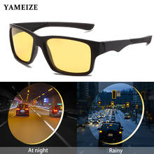 Yamaha-óculos de sol com visão noturna, modelo masculino e feminino, lentes amarelas, proteção uv400 2024 - compre barato