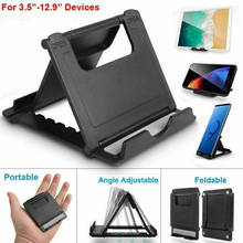 HobbyLane Tablet Stand Foldable Portable Adjustable Folding Desk Table Stand Holder for 3.5-12.9 inch Mobile Phone Tablet PC 2024 - buy cheap