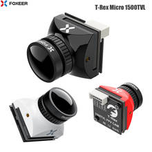 Foxeer-cámara FPV conmutable de baja latencia para Drones de estilo libre, dispositivo t-rex Micro 1500TVL Super WDR 4:3/16:9 PAL/NTSC, 19x19mm 2024 - compra barato