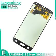 Pantalla LCD Super AMOLED de 5,1 pulgadas para móvil, montaje de digitalizador con pantalla táctil, reemplazo, para Samsung Galaxy S5 NEO G903 G903F G903M 2024 - compra barato