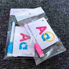 Tarjeta del alfabeto inglés de aprendizaje temprano para bebés y niños, tarjeta de memoria cognitiva de idiomas divertidos, juguetes de palabras en inglés, 27 Uds. 2024 - compra barato
