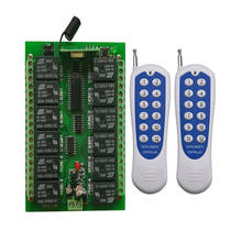DC 12V 24V 12 Channels 12CH RF Wireless Remote Control Switch Remote Control System receiver transmitter 12CH Relay 315/433 MHz 2024 - buy cheap