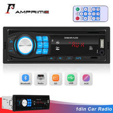 AMPrime 12V 1DIN Car Radios Stereo MP3 Player Head Unit Bluetooth USB2.0 AUX Radio Automobiles Electronics Car Accessories 2024 - buy cheap