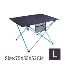 Travel Portable Foldable Table Camping Outdoor Furniture Computer Bed Tables Picnic Aluminium Alloy Ultra Light Folding Desk 2024 - buy cheap