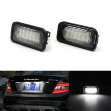 Niscarda 2Pcs Canbus 6000K No Error Car Led Number License Plate Light For Mercedes Benz W203 2001-2007 2024 - buy cheap