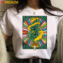 Женская футболка с принтом Бонг трава, винтажный летний топ, размера плюс 2024 - купить недорого
