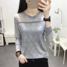 women sweaters and pullovers spring autumn fashion 2021 knit sweater women  long sleeve O-Neck Pullovers ladies top 5465 50 2024 - buy cheap