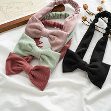 Neonata-Diadema con lazo de flor para bebé, cinta elástica para la cabeza, turbante, accesorios para el cabello para niñas o 2024 - compra barato