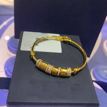 UMGODLY-pulsera de alta calidad para mujer, brazalete de Color oro amarillo con múltiples círculos deslizantes, joyería de moda, regalo 2024 - compra barato