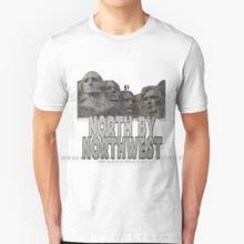 North By Northwest T Shirt 100% Pure Cotton Movie Cary Grant Classic Film Hitchcock Mt Rushmore 2024 - buy cheap