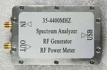 Analisador de espectro usb 35-4400mhz, medidor de potência rf, gerador de sinal, fonte de rastreamento 2024 - compre barato