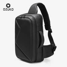OZUKO Men 12.5 inch iPad Large Capacity Crossbody Bag Waterproof Messenger Shoulder Bag Chest Pack Business Sling Bags for Male 2024 - купить недорого