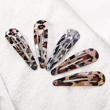 5pcs/lot Women Metal Leopard Hair Clips Girls Hair Pins Salon Bobby Barrettes Female Hairgrips Hair Accessories 2024 - buy cheap