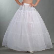 Женская Нижняя юбка на завязках с 3 кольцами, многослойное бальное платье с поясом, свадебное платье, Нижняя юбка из кринолина 2024 - купить недорого