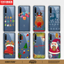 Cartoon Christmas Case For Xiaomi Redmi Note 9 7 6 8 Pro Phone Cases Cover Mi Note10 9 8 9T Pro SE A3 A2 Lite F1 Soft Back Funda 2024 - buy cheap