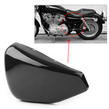 Motorcycle Left Battery Side Fairing Cover For Harley Sportster 883 1200 XL883 XL1200 2004-2009 2010 2011 2012 2013 Glossy Black 2024 - buy cheap