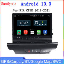 9inch 8core 4+128G Android 10 car radio for kia CEED 2018 2019 2020 gps navigation car multimedia player Carplay DSP headunit 2024 - buy cheap