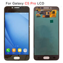 Pantalla OLED para Samsung Galaxy C5 pro, montaje de digitalizador con pantalla táctil, 100% de prueba 2024 - compra barato