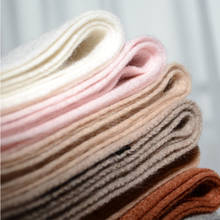 Зимний длинный кашемировый шарф, женский роскошный брендовый шарф из натурального кашемира, теплый плотный мягкий однотонный шарф, женская накидка 2024 - купить недорого