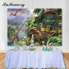 InMemory Jurassic World Theme Photographic Background Dinosaur Birthday Photo Backdrop Children Party Cake Table Decoration 5x3 2024 - buy cheap