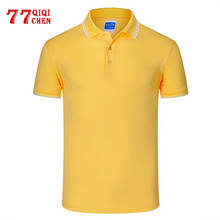 Camisas polo masculinas de verão, camisa polo de algodão respirável, manga curta, anti-pilling, camisa de marca para homem, cor sólida, plus size 2024 - compre barato