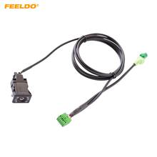 FEELDO Car Radio USB AUX-In Cable Plug AUX Socket Adapter For Audi MMI3G 3G+ A6L/A4L/Q5/Q7/A5/S5/TT AUX Wire Harness 2024 - buy cheap