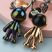 Cute 4 Colors Acrylic Robot Spaceman Keychain Women Lovely Universe Planet Key Chain Jewelry Bag Pendant Key Ring for Girls Gift 2024 - buy cheap