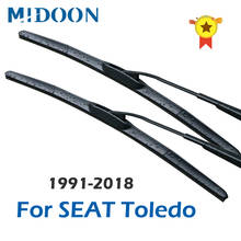 MIDOON Wiper Blades for SEAT Toledo Mk4 Fit Push Button Arms / Hook Arms / Claw Type Arms Model Year from 1991 to 2018 2024 - buy cheap