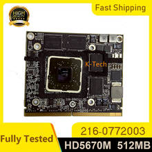 Placa de vídeo vga para apple imac 2010, a1312, a1311, full hd 5670, 5670m, hd5670, hd5670m, 512mb, gráfico, funciona perfeitamente 2024 - compre barato