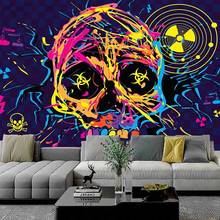 Skeleton Home Decor tapestry macrame Witchcraft Hippie Tapestry Boho decor Wall Hanging  Tapestry 2024 - buy cheap