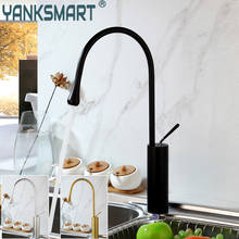 YANKSMART 360 caño giratorio lavabo Palanca única baño grifo mezclador grifo de agua para la cocina montada cubierta frío y grifo 2024 - compra barato