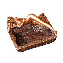 Retro Beauty Ashtray Naked Resin Women's Resin Bath Statue Ashtray Halloween Easter Bar Decor Ashtray Car Ashtray Home Decor 2024 - buy cheap