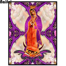 5D DIY Diamond Painting Embroidery Religion portrait Guadalupe  Needlework Gift Full Diamond Mosaic Cross stitch Home Decoration 2024 - buy cheap