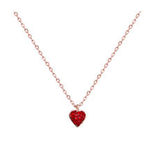 925 Sterling Silver Necklaces & Pendants For Women Fashion Lady Gift Sterling-silver-jewelry Heart Love Necklace 2024 - buy cheap