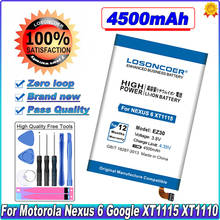 4500mAh EZ30 Battery For Motorola Nexus 6 Google XT1110 Xt1103 XT1115 Nexus6 2024 - buy cheap